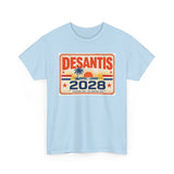 DeSantis 2028 for President Vintage License Plate T-Shirt
