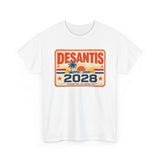 DeSantis 2028 for President Vintage License Plate T-Shirt