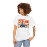 DeSantis 2028 for President Vintage License Plate T-Shirt