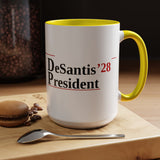 DeSantis President 2028 Large Presidential Coffee Mug