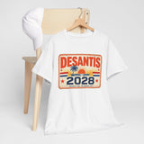 DeSantis 2028 for President Vintage License Plate T-Shirt