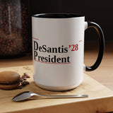 DeSantis President 2028 Large Presidential Coffee Mug