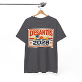 DeSantis 2028 for President Vintage License Plate T-Shirt