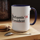 DeSantis President 2028 Large Presidential Coffee Mug